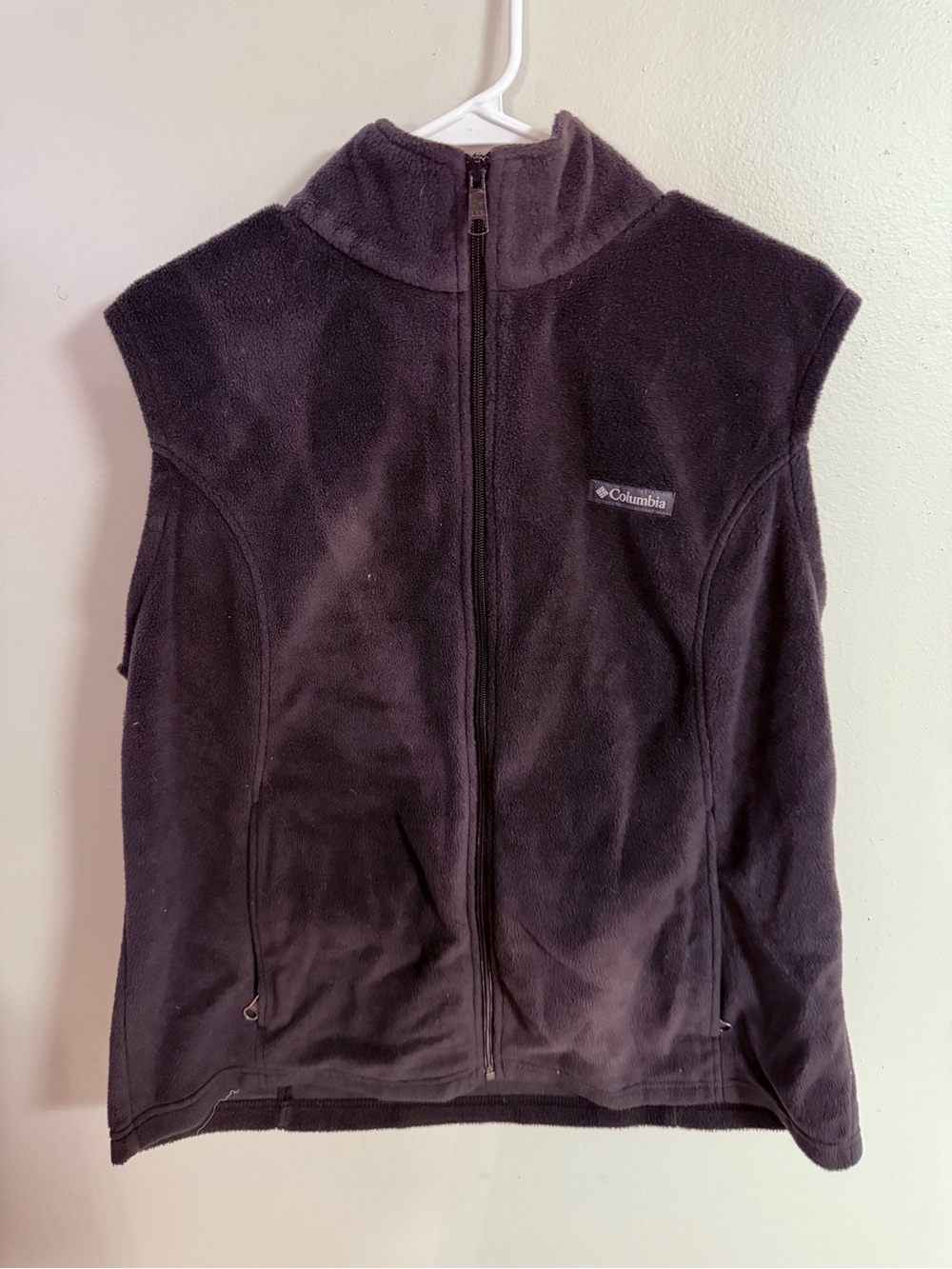 Columbia Black Fleece Zip-Up Vest